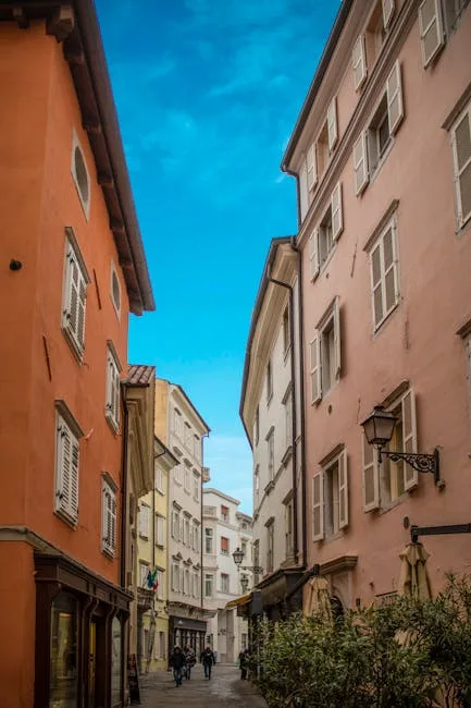 Les petites rues color es Trieste travel tourism landmark